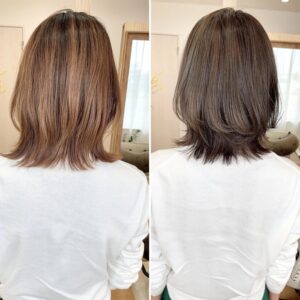 外ハネくびれミディアム